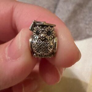 Pandora Graduation Owl charm